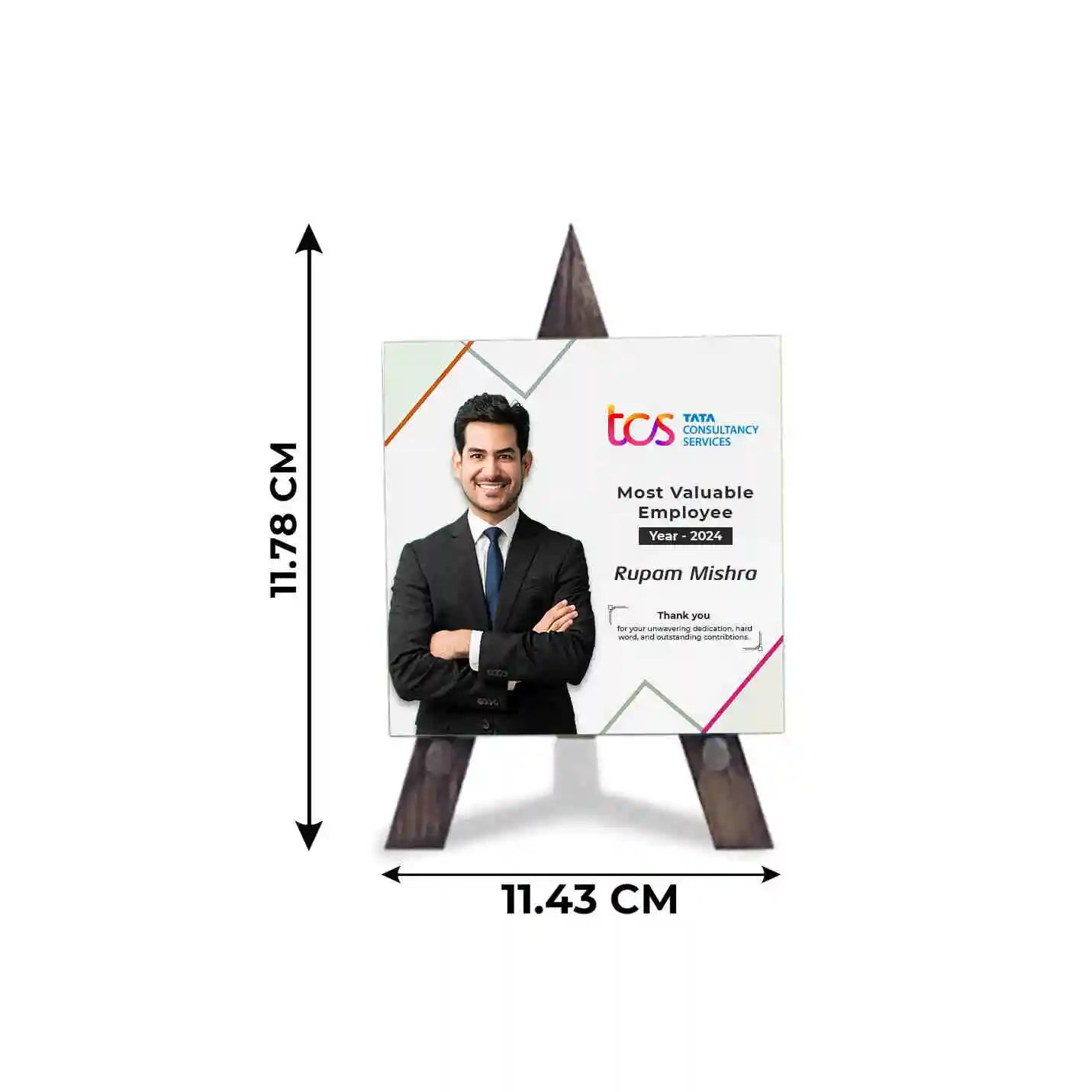 corporate plaque with size mentioned images